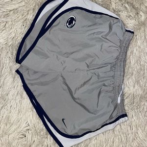 Nike dri-fit running shorts, Penn State logo